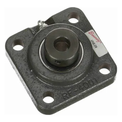 767926 Browning Mounted Cast Iron Four Bolt Flange Ball Bearing, Catalog Number: VF4E-208, 0.5" - Straight Bore.