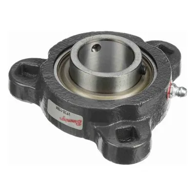 767599 Browning Mounted Ductile Iron Three Bolt Flange Ball Bearing, Catalog Number: VF3S-119M, 1.188" - Straight Bore.