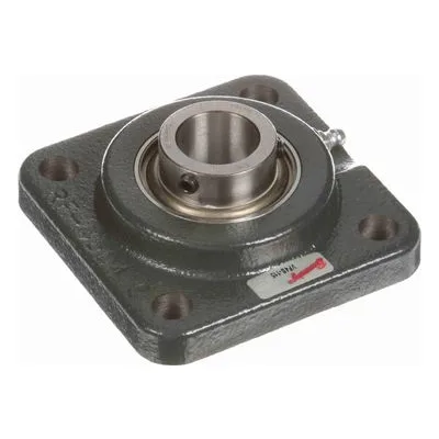 767725 Browning Mounted Cast Iron Four Bolt Flange Ball Bearing, Catalog Number: VF4S-115, 0.938" - Straight Bore.