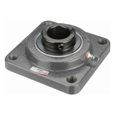 767933 Browning Mounted Cast Iron Four Bolt Flange Ball Bearing, Catalog Number: VF4S-319, 1.188" - Straight Bore.