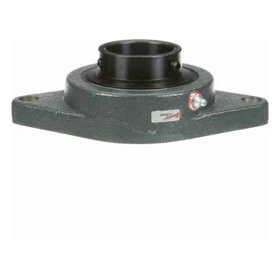 732672 Browning Mounted Cast Iron Two Bolt Flange Ball Bearing, Catalog Number: VF2S-60MM, 2.362" - Straight Bore.