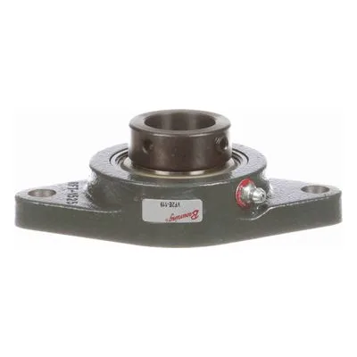 767643 Browning Mounted Cast Iron Two Bolt Flange Ball Bearing, Catalog Number: VF2E-119, 1.188" - Straight Bore.
