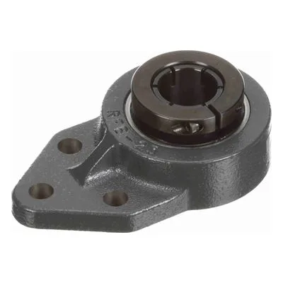 764441 Browning Mounted Cast Iron Three Bolt Flange Bracket Ball Bearing, Catalog Number: VFBB-220, 1.25" Straight Bore.