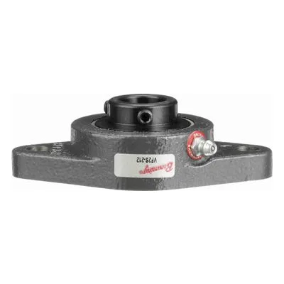 767432 Browning Mounted Cast Iron Two Bolt Flange Ball Bearing, Catalog Number: VF2S-212, 0.75" - Straight Bore.