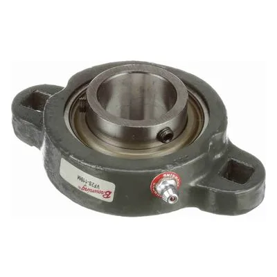 767590 Browning Mounted Ductile Iron Two Bolt Flange Ball Bearing, Catalog Number: VF2S-119M, 1.188" - Straight Bore.