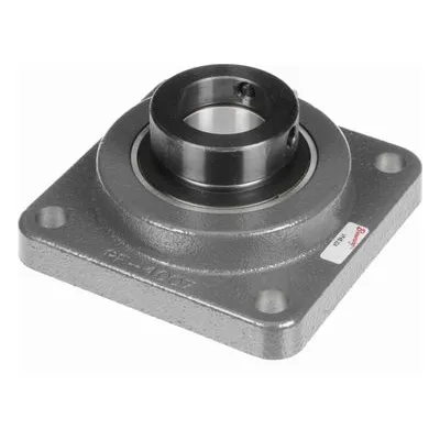 767655 Browning Mounted Cast Iron Four Bolt Flange Ball Bearing, Catalog Number: VF4E-224, 1.5" - Straight Bore.