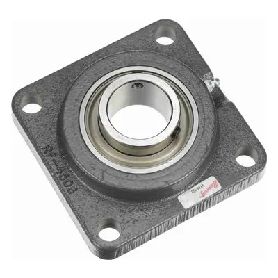 767753 Browning Mounted Cast Iron Four Bolt Flange Ball Bearing, Catalog Number: VF4S-123, 1.438" - Straight Bore.