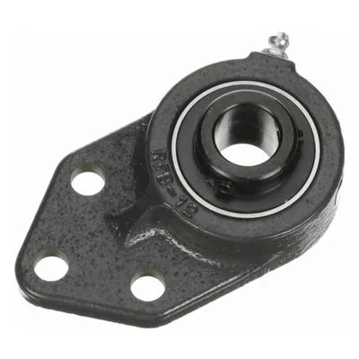 764422 Browning Mounted Cast Iron Three Bolt Flange Bracket Ball Bearing, Catalog Number: VFBS-212, 0.75" Straight Bore.
