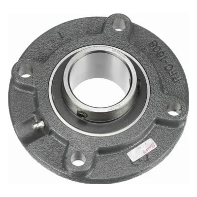 767162 Browning Mounted Cast Iron Flange Cartridge Ball Bearing, Catalog Number: VFCS-235, 2.188" - Straight Bore.
