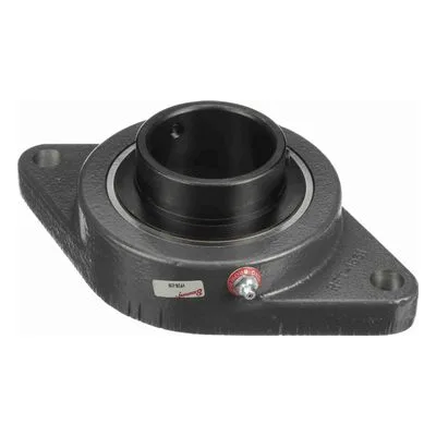 765005 Browning Mounted Cast Iron Two Bolt Flange Ball Bearing, Catalog Number: VF2S-239, 2.438" - Straight Bore.
