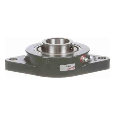 767343 Browning Mounted Cast Iron Two Bolt Flange Ball Bearing, Catalog Number: VF2S-124, 1.5" (38.1mm) - Straight Bore.
