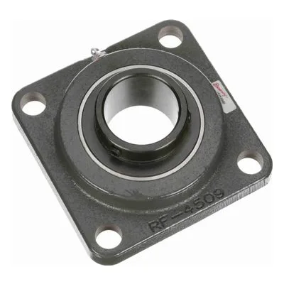 732679 Browning Mounted Cast Iron Four Bolt Flange Ball Bearing, Catalog Number: VF4S-50MM, 1.969" - Straight Bore.