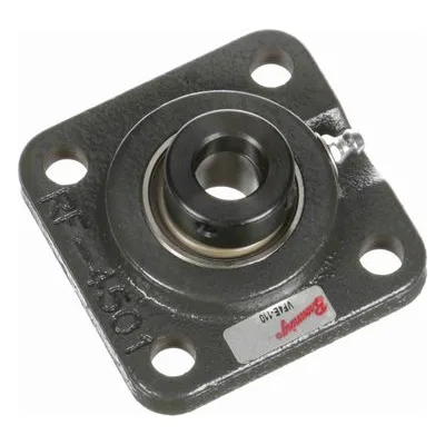 767832 Browning Mounted Cast Iron Four Bolt Flange Ball Bearing, Catalog Number: VF4E-110, 0.625" - Straight Bore.