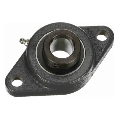 767930 Browning Mounted Cast Iron Two Bolt Flange Ball Bearing, Catalog Number: VF2E-215, 0.938" - Straight Bore.