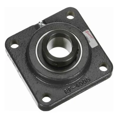 767635 Browning Mounted Cast Iron Four Bolt Flange Ball Bearing, Catalog Number: VF4E-220S, 1.25" - Straight Bore.