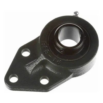 764424 Browning Mounted Cast Iron Three Bolt Flange Bracket Ball Bearing, Catalog Number: VFBS-215, 0.938" Straight Bore.