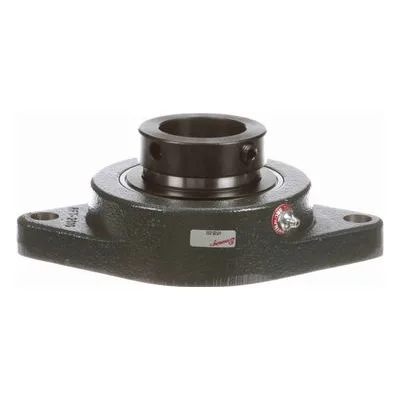 767932 Browning Mounted Cast Iron Two Bolt Flange Ball Bearing, Catalog Number: VF2E-232, 2" (50.8mm) - Straight Bore.