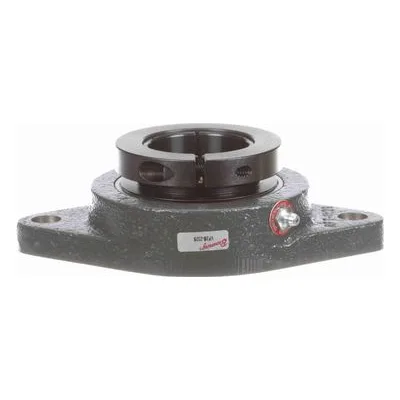 766969 Browning Mounted Cast Iron Two Bolt Flange Ball Bearing, Catalog Number: VF2B-232S, 2" (50.8mm) - Straight Bore.