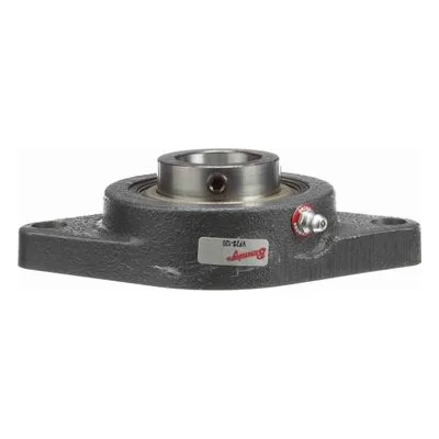 767564 Browning Mounted Cast Iron Two Bolt Flange Ball Bearing, Catalog Number: VF2S-120, 1.25" - Straight Bore.