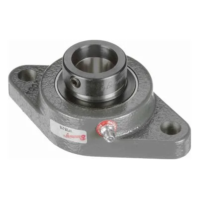 767361 Browning Mounted Cast Iron Two Bolt Flange Ball Bearing, Catalog Number: VF2E-216, 1" (25.4mm) - Straight Bore.