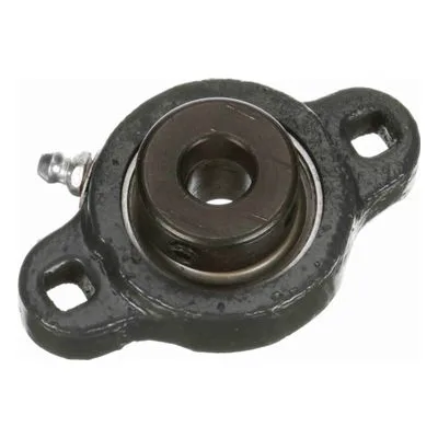 767827 Browning Mounted Ductile Iron Two Bolt Flange Ball Bearing, Catalog Number: VF2E-108M, 0.5" - Straight Bore.