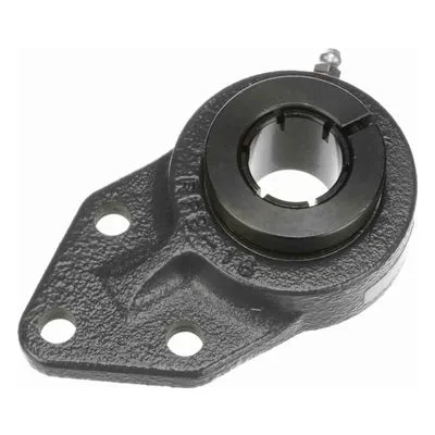 764438 Browning Mounted Cast Iron Three Bolt Flange Bracket Ball Bearing, Catalog Number: VFBB-218, 1.125" Straight Bore.