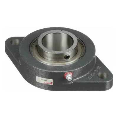 767864 Browning Mounted Cast Iron Two Bolt Flange Ball Bearing, Catalog Number: VF2S-127, 1.688" - Straight Bore.