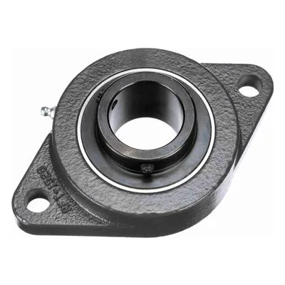 767416 Browning Mounted Cast Iron Two Bolt Flange Ball Bearing, Catalog Number: VF2S-227, 1.688" - Straight Bore.