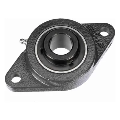 766217 Browning Mounted Cast Iron Two Bolt Flange Ball Bearing, Catalog Number: VF2S-319, 1.188" - Straight Bore.