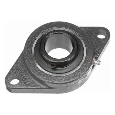 767466 Browning Mounted Cast Iron Two Bolt Flange Ball Bearing, Catalog Number: VF2S-222, 1.375" - Straight Bore.