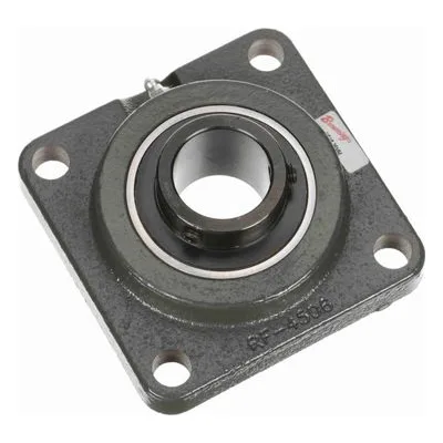 732676 Browning Mounted Cast Iron Four Bolt Flange Ball Bearing, Catalog Number: VF4S-35MM, 1.378" - Straight Bore.