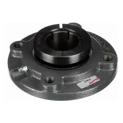 766987 Browning Mounted Cast Iron Flange Cartridge Ball Bearing, Catalog Number: VFCB-226, 1.625" - Straight Bore.