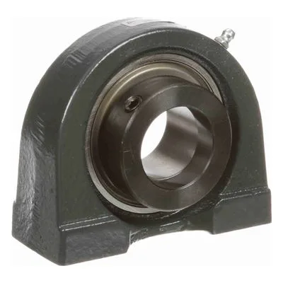 766827 Browning Mounted Cast Iron Tapped Base Pillow Block Ball Bearing, Catalog Number: VTBE-124, 1.5" - Straight Bore.