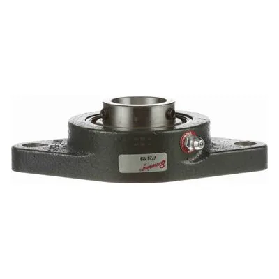 767589 Browning Mounted Cast Iron Two Bolt Flange Ball Bearing, Catalog Number: VF2S-119, 1.188" - Straight Bore.