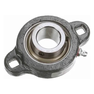767729 Browning Mounted Ductile Iron Two Bolt Flange Ball Bearing, Catalog Number: VF2S-115M, 0.938" - Straight Bore.