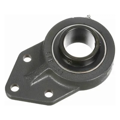 764432 Browning Mounted Cast Iron Three Bolt Flange Bracket Ball Bearing, Catalog Number: VFBS-231, 1.938" Straight Bore.