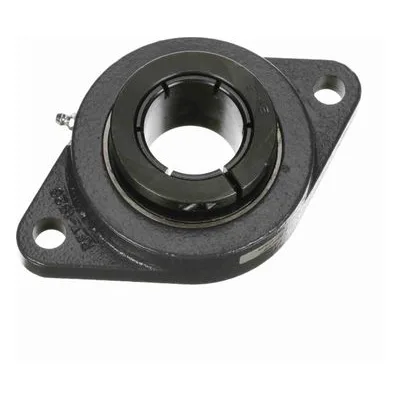 766967 Browning Mounted Cast Iron Two Bolt Flange Ball Bearing, Catalog Number: VF2B-228, 1.75" - Straight Bore.