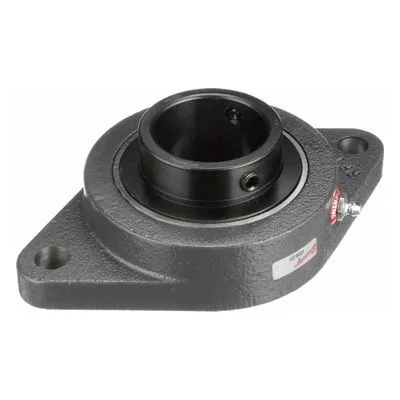 767900 Browning Mounted Cast Iron Two Bolt Flange Ball Bearing, Catalog Number: VF2S-231, 1.938" - Straight Bore.