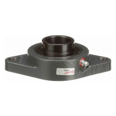 767474 Browning Mounted Cast Iron Two Bolt Flange Ball Bearing, Catalog Number: VF2S-223, 1.438" - Straight Bore.