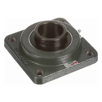 732678 Browning Mounted Cast Iron Four Bolt Flange Ball Bearing, Catalog Number: VF4S-45MM, 1.772" - Straight Bore.