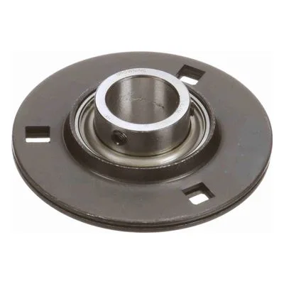 766791 Browning Mounted Stamped Steel Three Bolt Flange Ball Bearing, Catalog Number: SSF3S-116, 1" - Straight Bore.