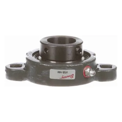767300 Browning Mounted Ductile Iron Two Bolt Flange Ball Bearing, Catalog Number: VF2E-118M, 1.125" - Straight Bore.