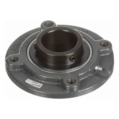 767161 Browning Mounted Cast Iron Flange Cartridge Ball Bearing, Catalog Number: VFCS-232, 2" (50.8mm) - Straight Bore.