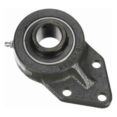 764426 Browning Mounted Cast Iron Three Bolt Flange Bracket Ball Bearing, Catalog Number: VFBS-218, 1.125" Straight Bore.