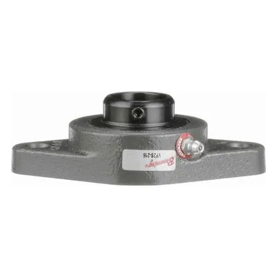 767439 Browning Mounted Cast Iron Two Bolt Flange Ball Bearing, Catalog Number: VF2S-216, 1" (25.4mm) - Straight Bore.