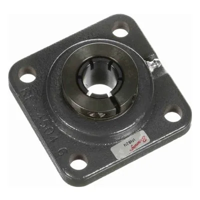 766225 Browning Mounted Cast Iron Four Bolt Flange Ball Bearing, Catalog Number: VF4B-214, 0.875" - Straight Bore.