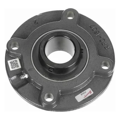 767156 Browning Mounted Cast Iron Flange Cartridge Ball Bearing, Catalog Number: VFCS-226, 1.625" - Straight Bore.