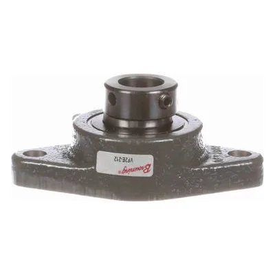 767820 Browning Mounted Cast Iron Two Bolt Flange Ball Bearing, Catalog Number: VF2E-212, 0.75" - Straight Bore.
