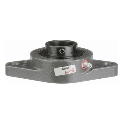 767631 Browning Mounted Cast Iron Two Bolt Flange Ball Bearing, Catalog Number: VF2S-218, 1.125" - Straight Bore.
