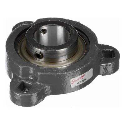 767620 Browning Mounted Ductile Iron Three Bolt Flange Ball Bearing, Catalog Number: VF3S-122M, 1.375" - Straight Bore.